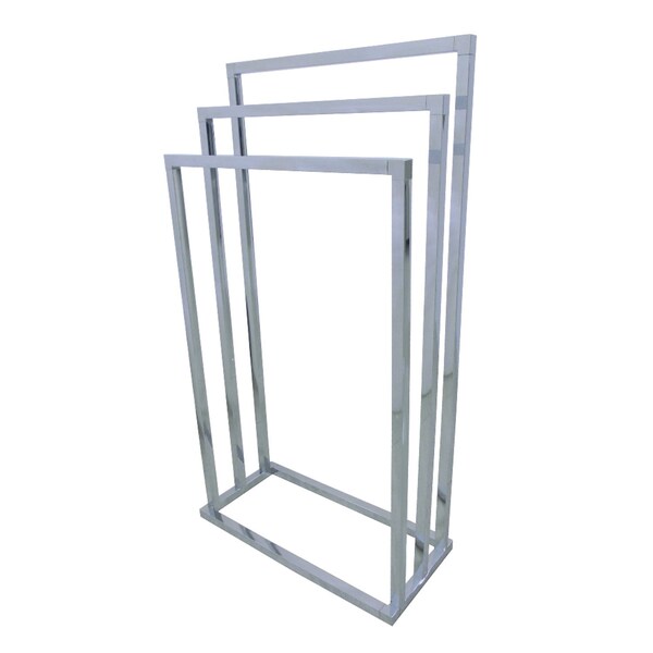 Kingston Brass SCC8331 Edenscape 3-Tier Pedestal Towel Rack, Polished Chrome SCC8331 - main